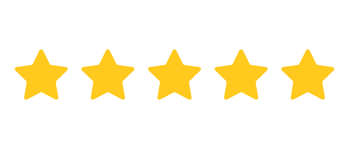 5 yellow stars